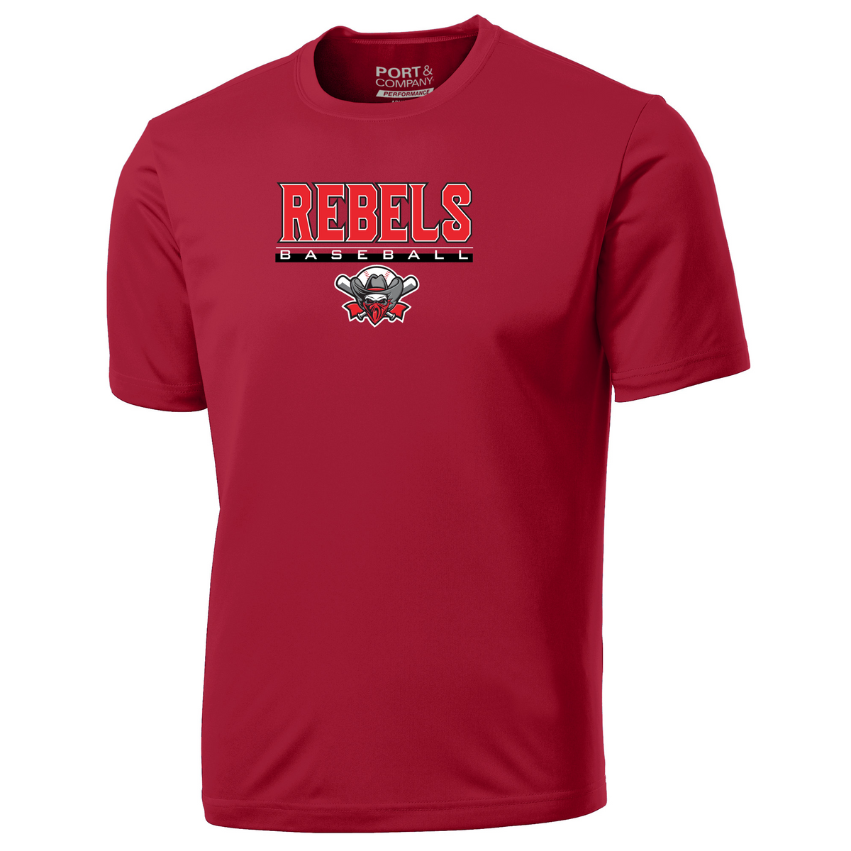 Rebels Baseball Performance T-Shirt