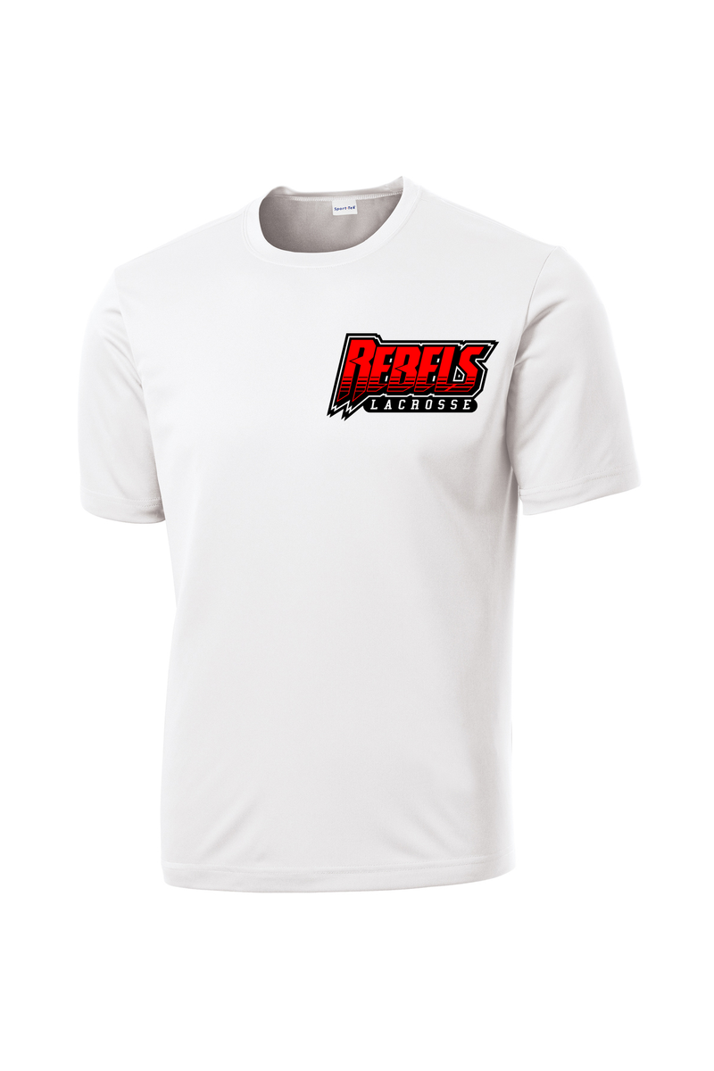 Rebels Lacrosse Performance T-Shirt (White)