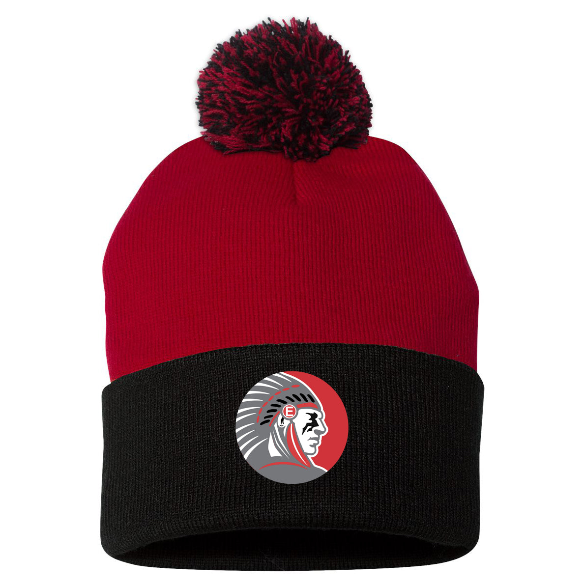 East Middle School Pom-Pom Beanie