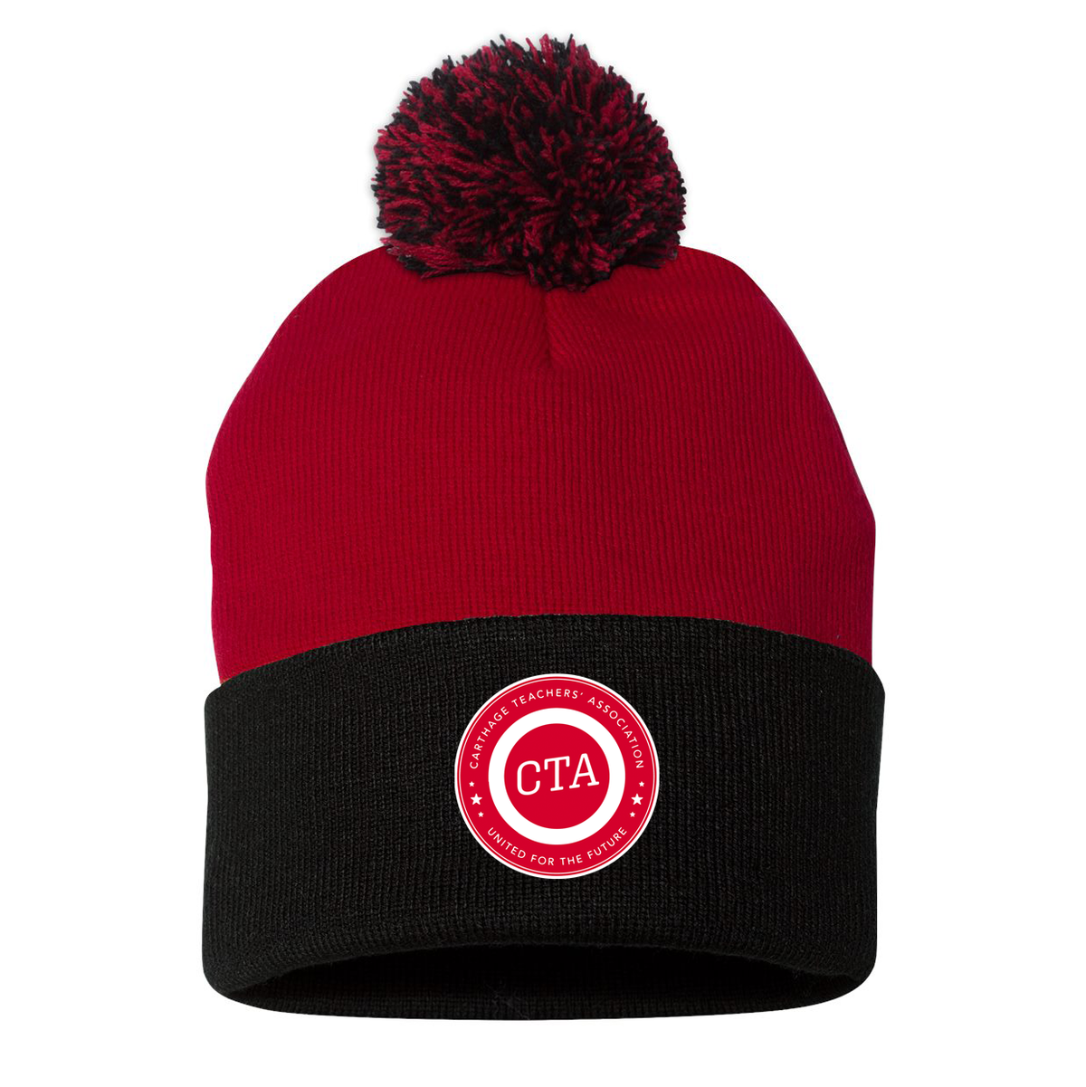 Carthage Teachers' Association Sportsman Pom-Pom Beanie