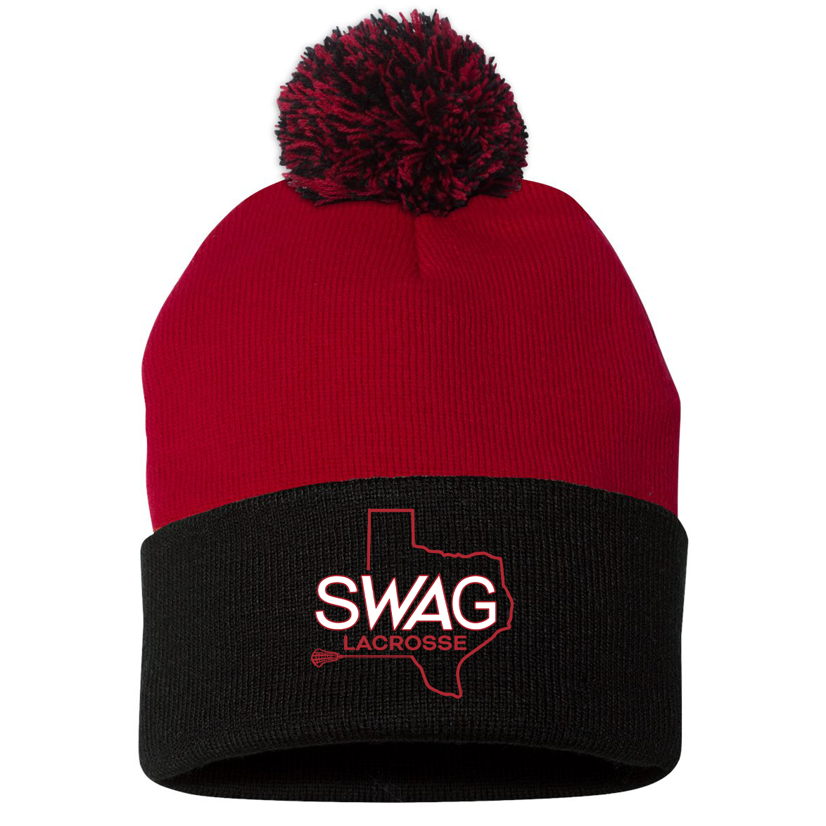 SWAG Lacrosse Sportsman Pom-Pom Beanie