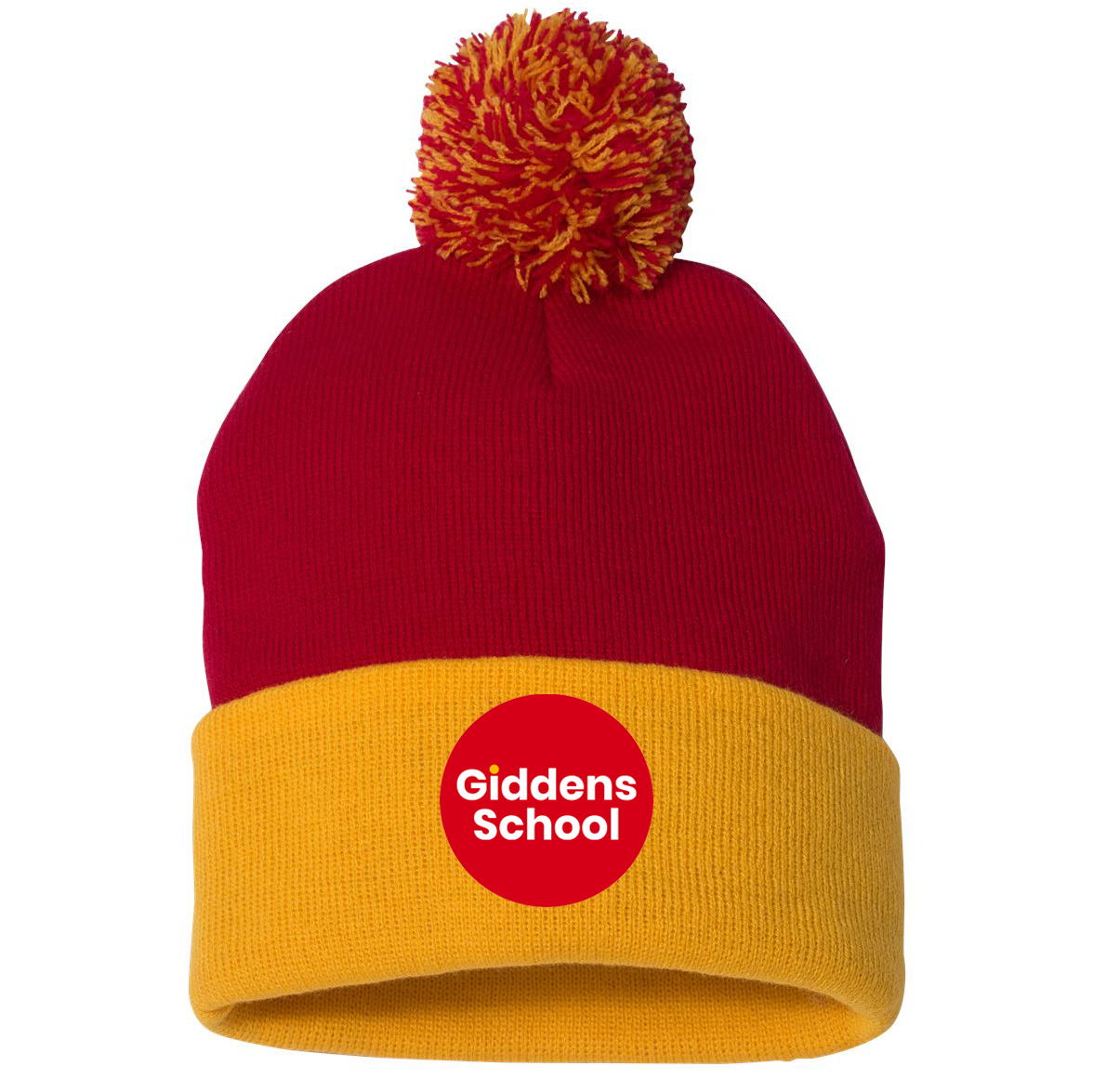 Giddens School Sportsman Pom-Pom Beanie