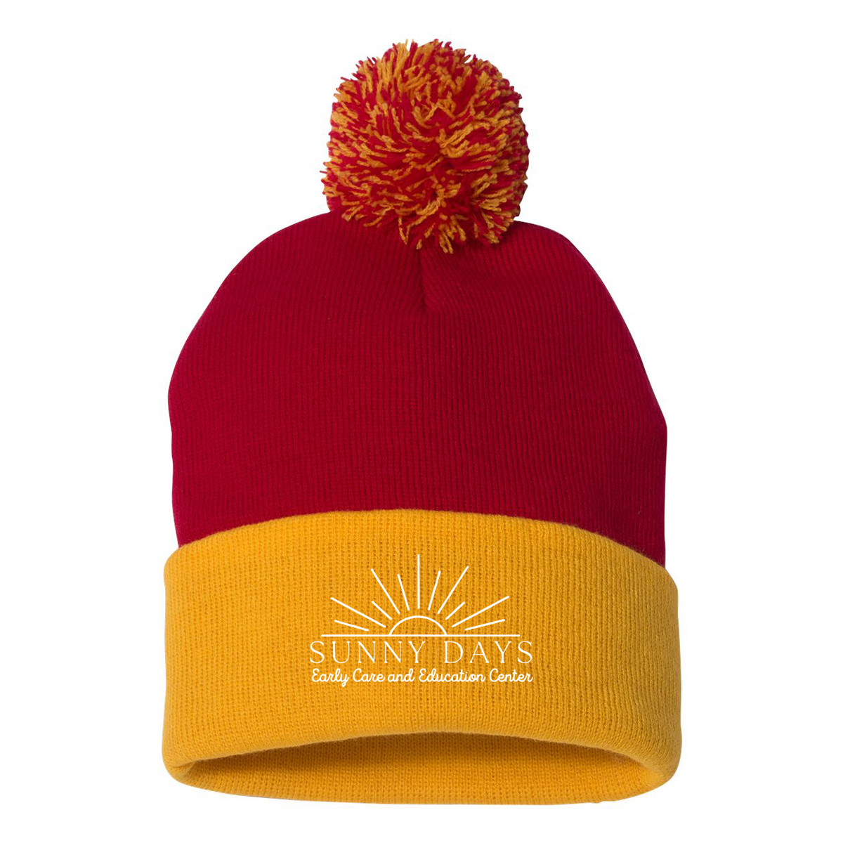 Sunny Days Sportsman Pom-Pom Beanie