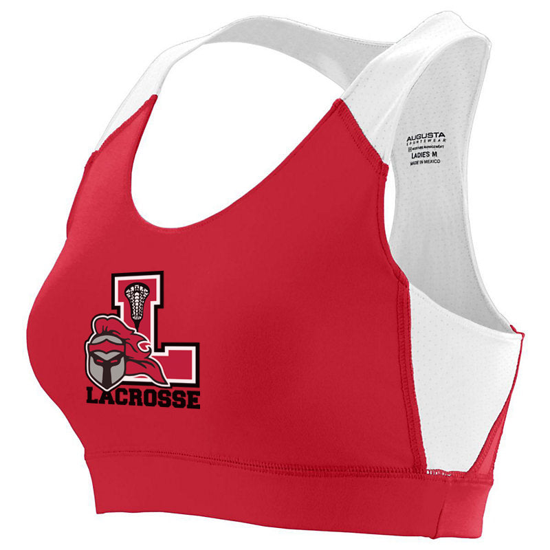 Lancaster Legends Lacrosse Red Sports Bra