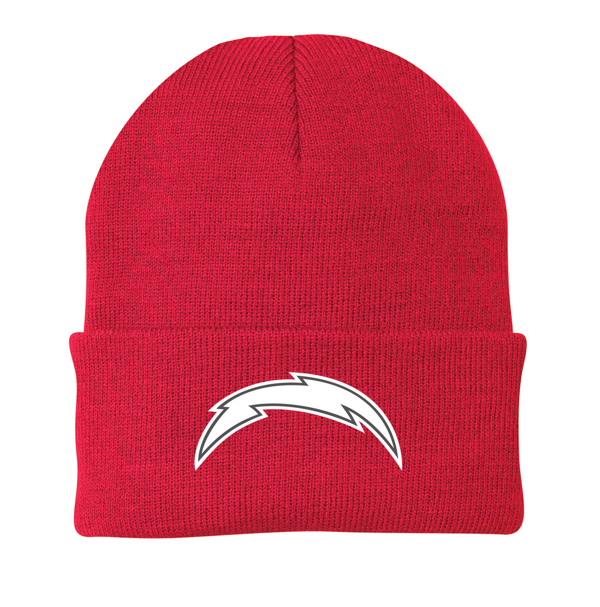 Connetquot Football Knit Beanie