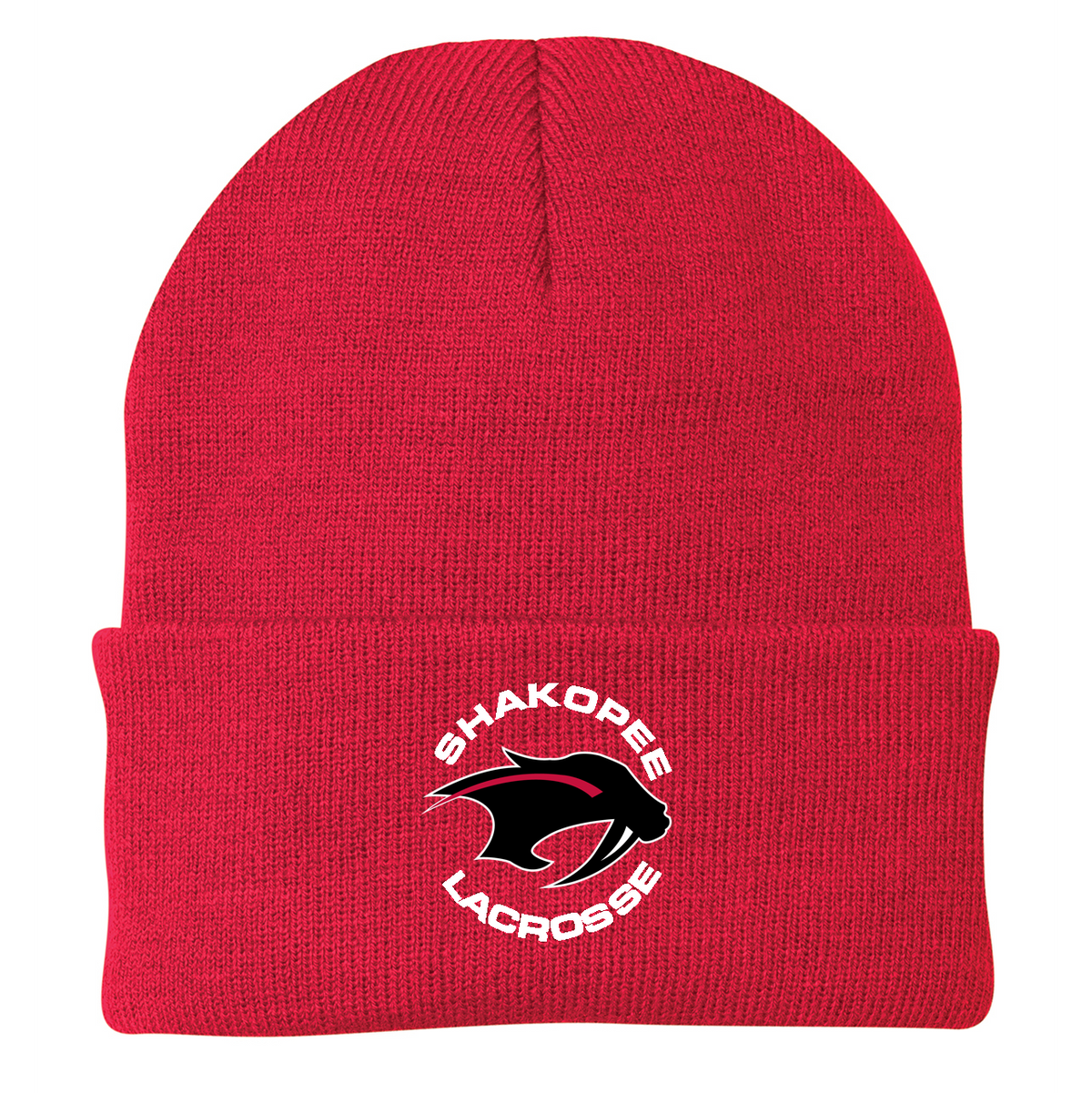 Shakopee HS Lacrosse Knit Beanie