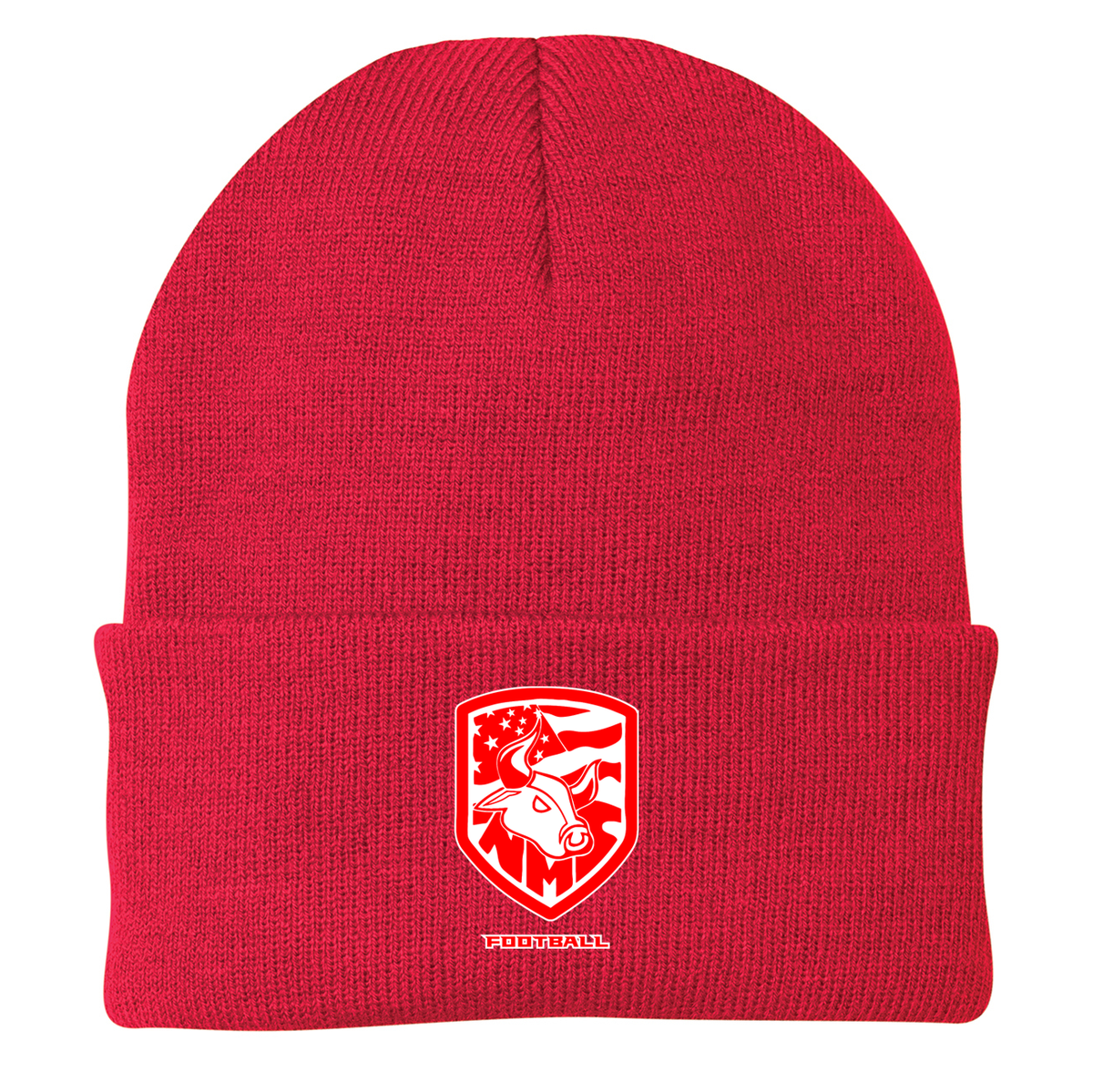 Nesaquake Football Knit Beanie