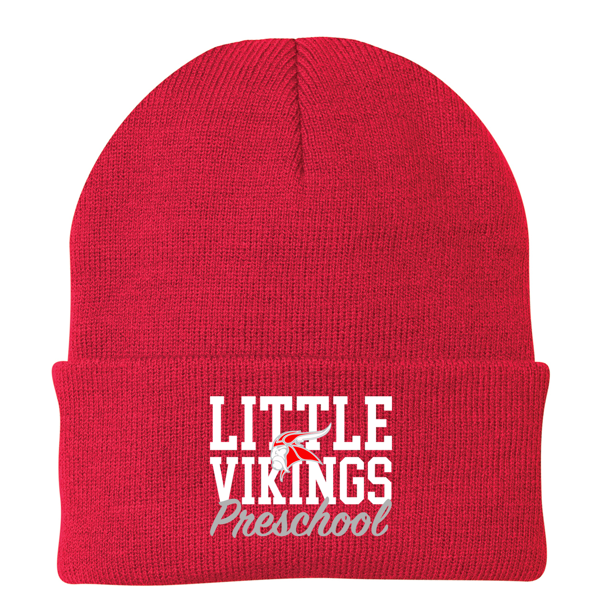 HF Little Vikings Preschool Knit Beanie