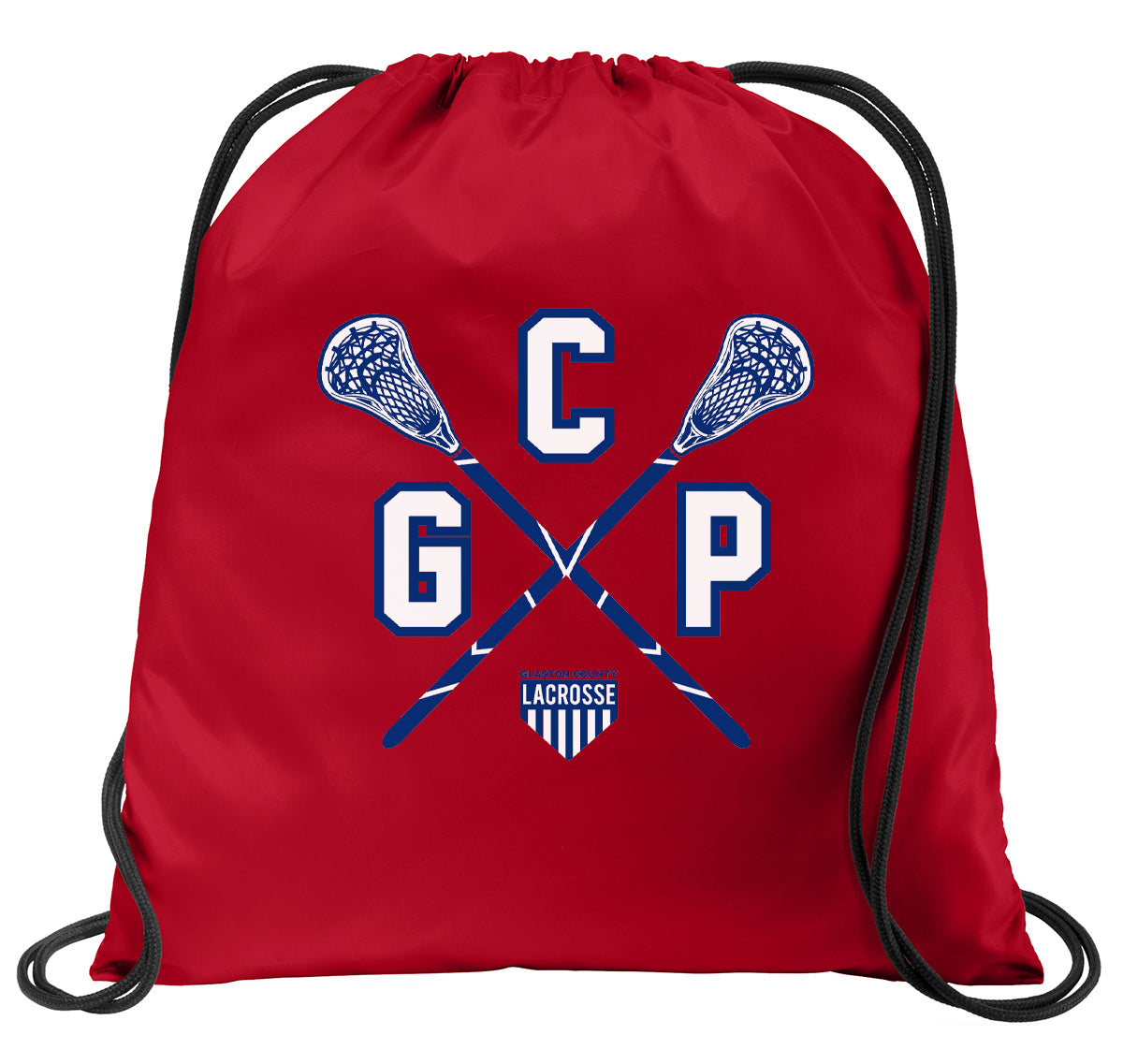 GCP Lacrosse Red Cinch Pack