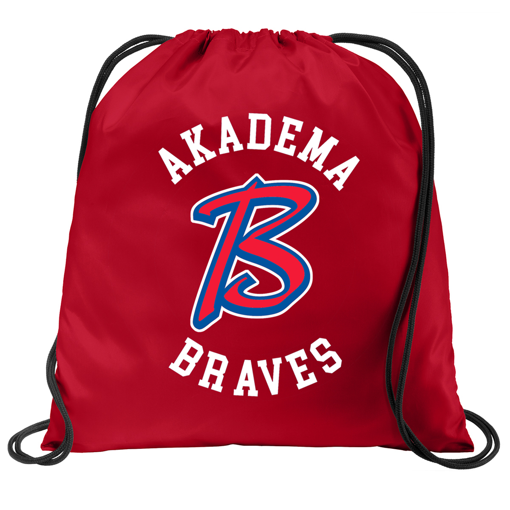 Akadema Braves Baseball Cinch Pack