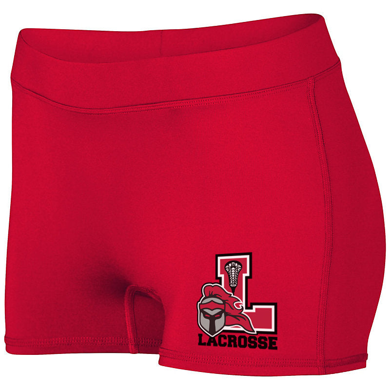 Lancaster Legends Lacrosse Red Women's Compression Shorts