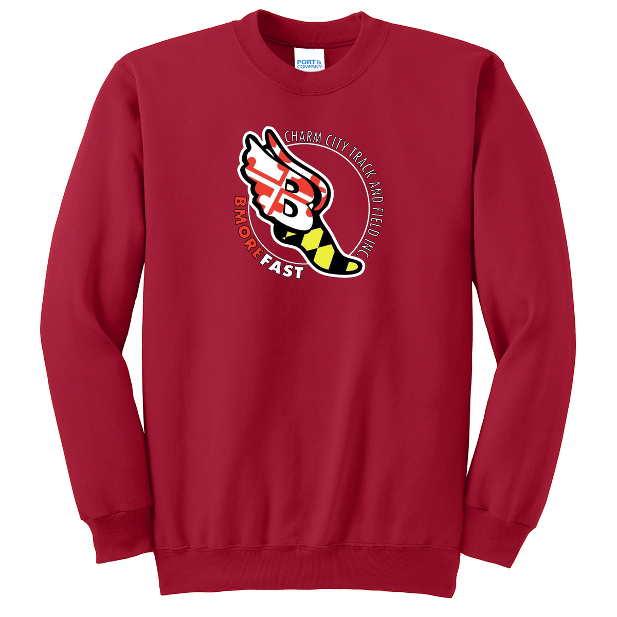 Baltimore City T&F Crew Neck Sweater