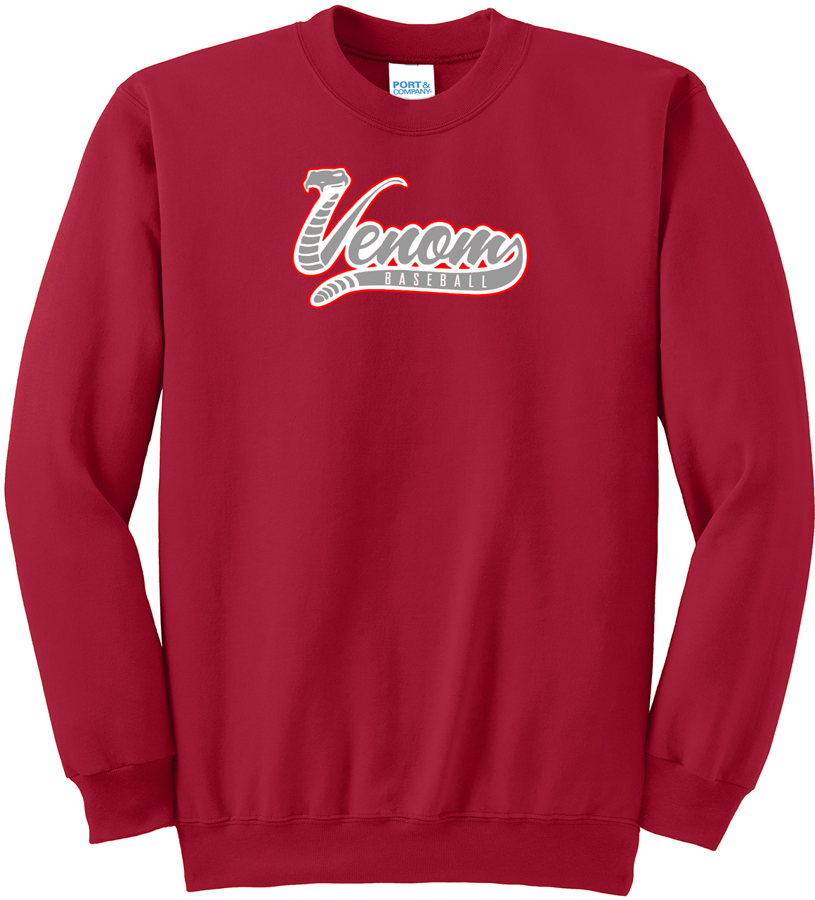 Valley Venom Baseball Crew Neck Sweater