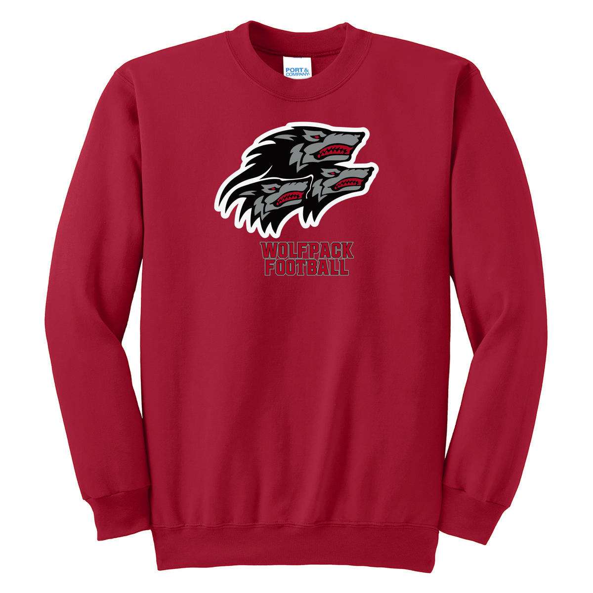 North Houston Wolfpack Football Crew Neck Sweater