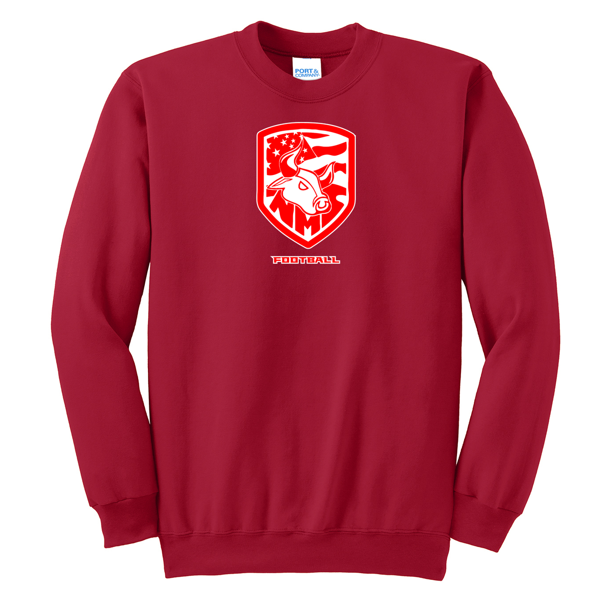 Nesaquake Football Crew Neck Sweater