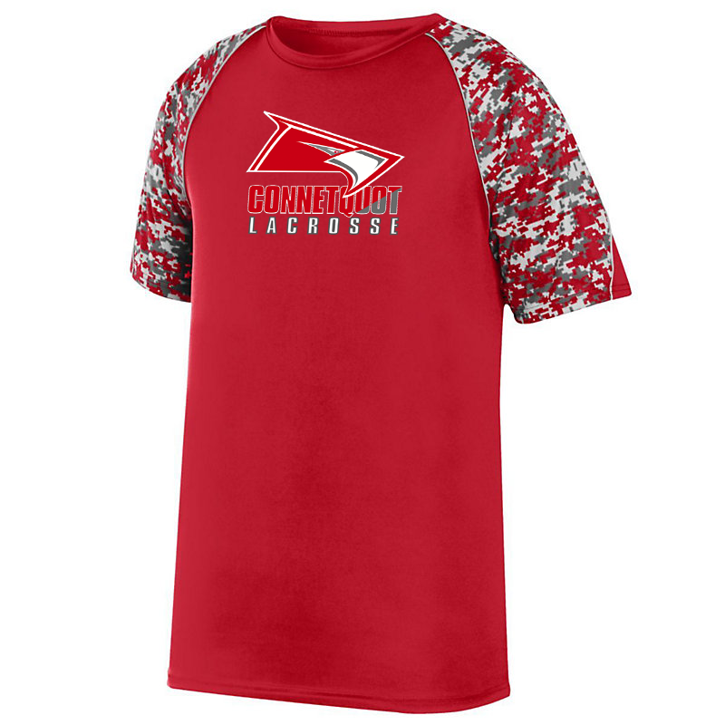 Connetquot Youth Lacrosse Digital Sport Tee