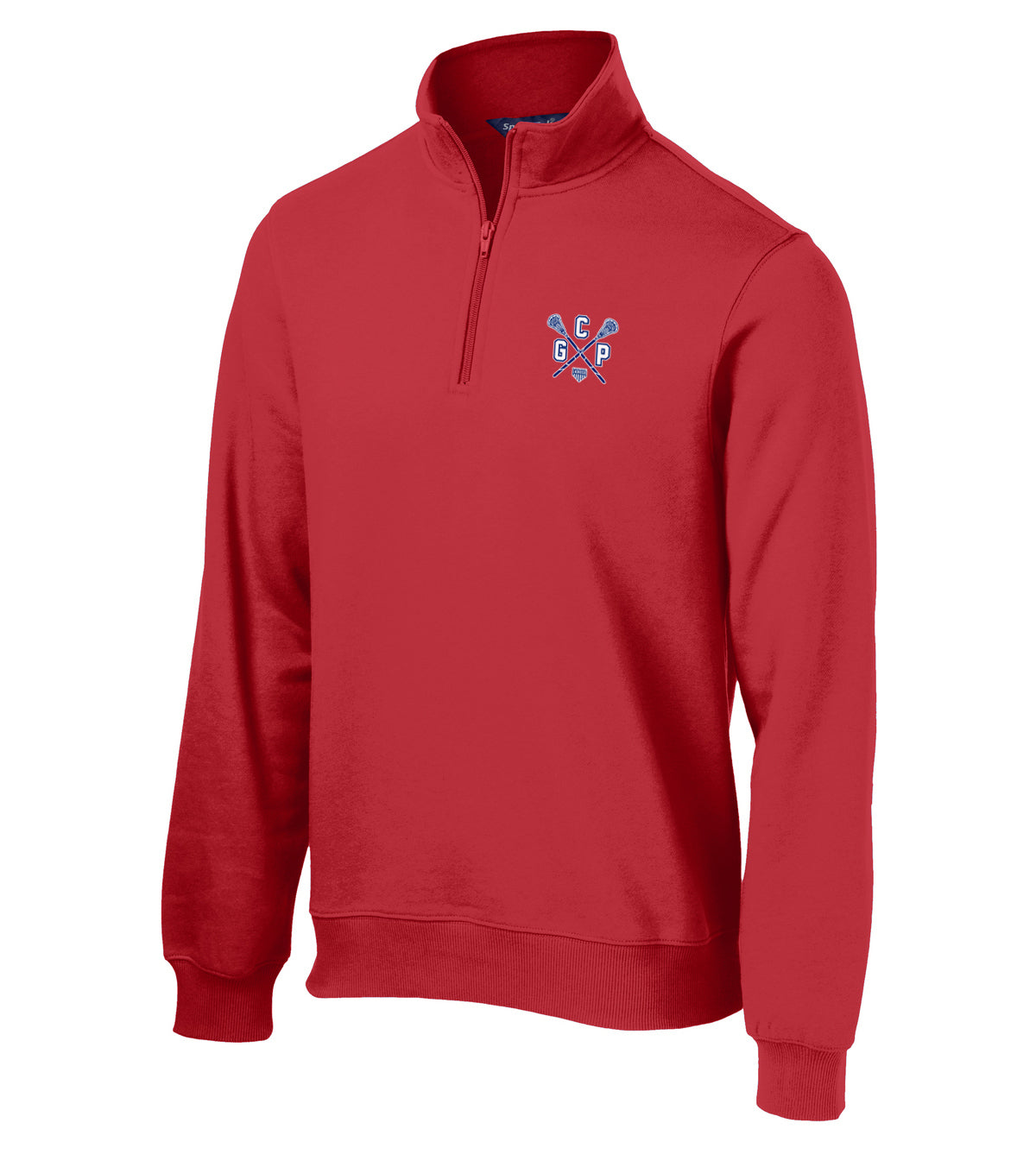 GCP Lacrosse Red 1/4 Zip Fleece