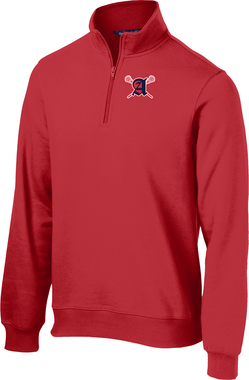 Augusta Patriots Men's Red 1/4 Zip Fleece