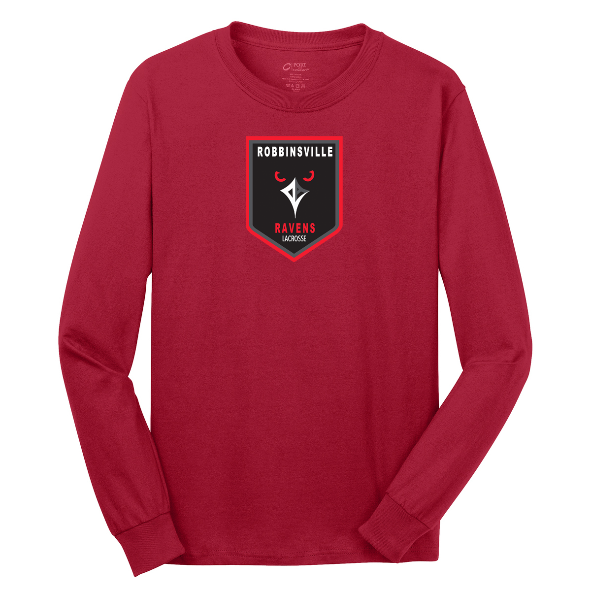 Robbinsville Lacrosse Association Cotton Long Sleeve Shirt