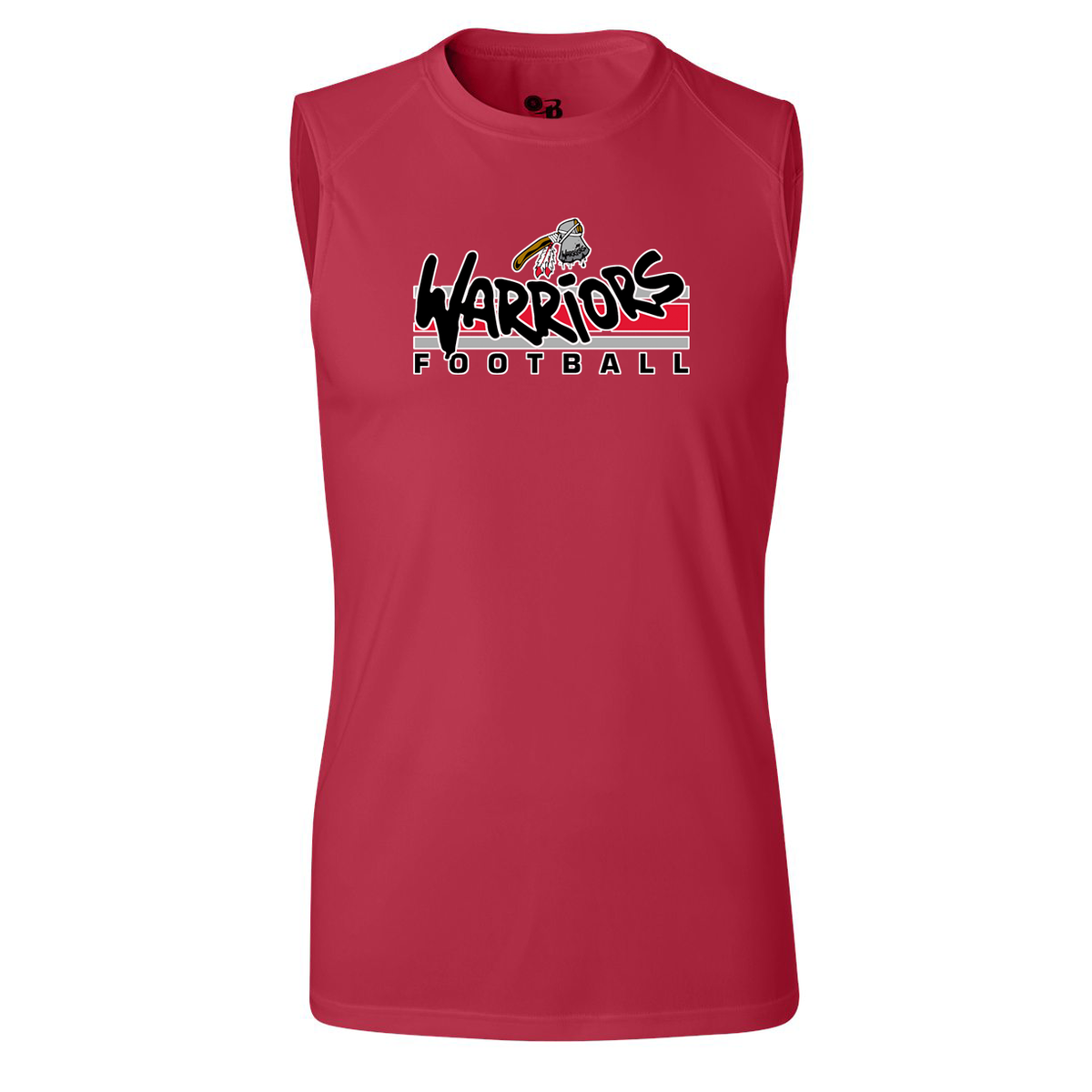 WV Warriors Football B-Core Sleeveless Performance Tank