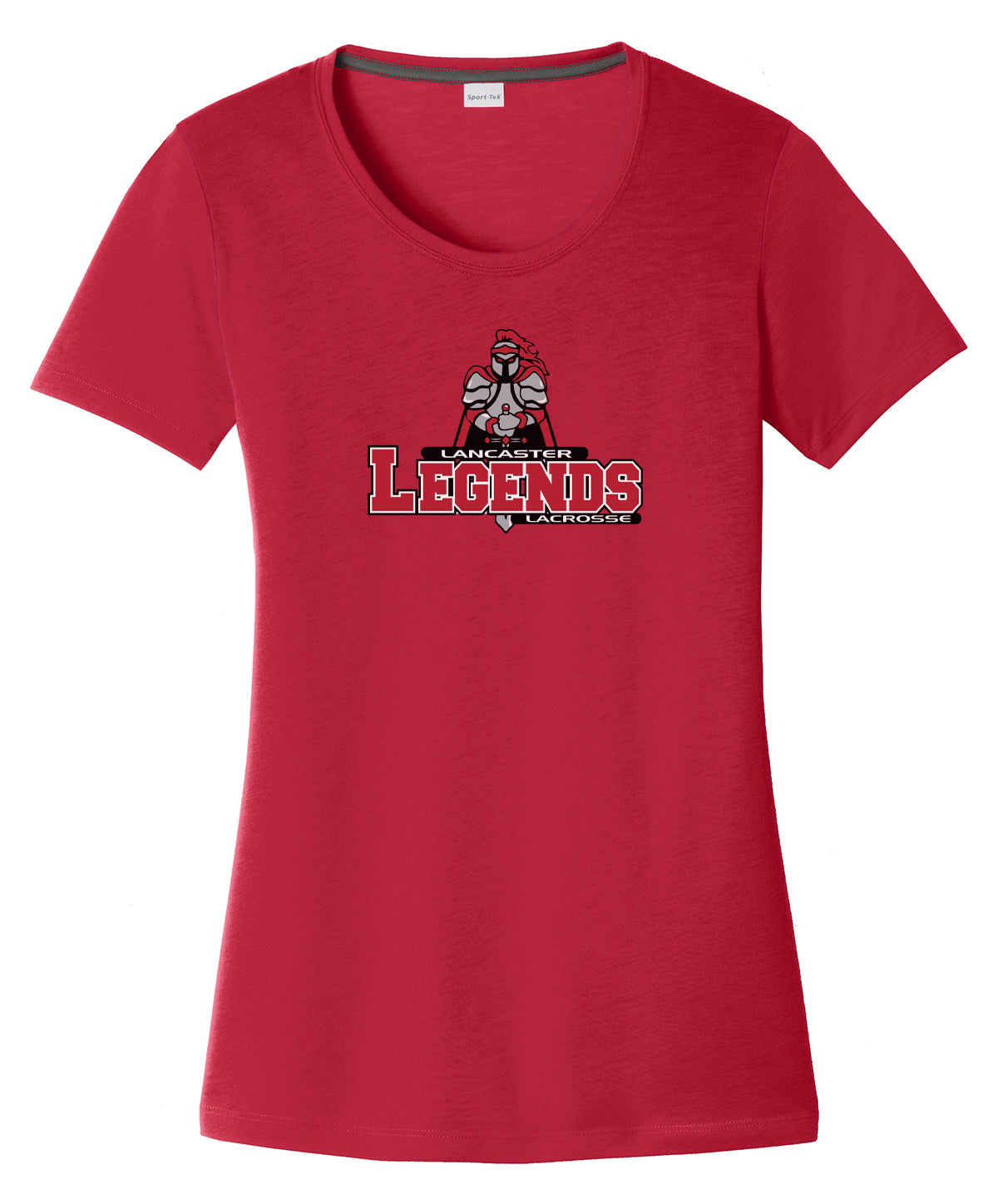 Lancaster Legends Lacrosse Red Women's CottonTouch Performance T-Shirt