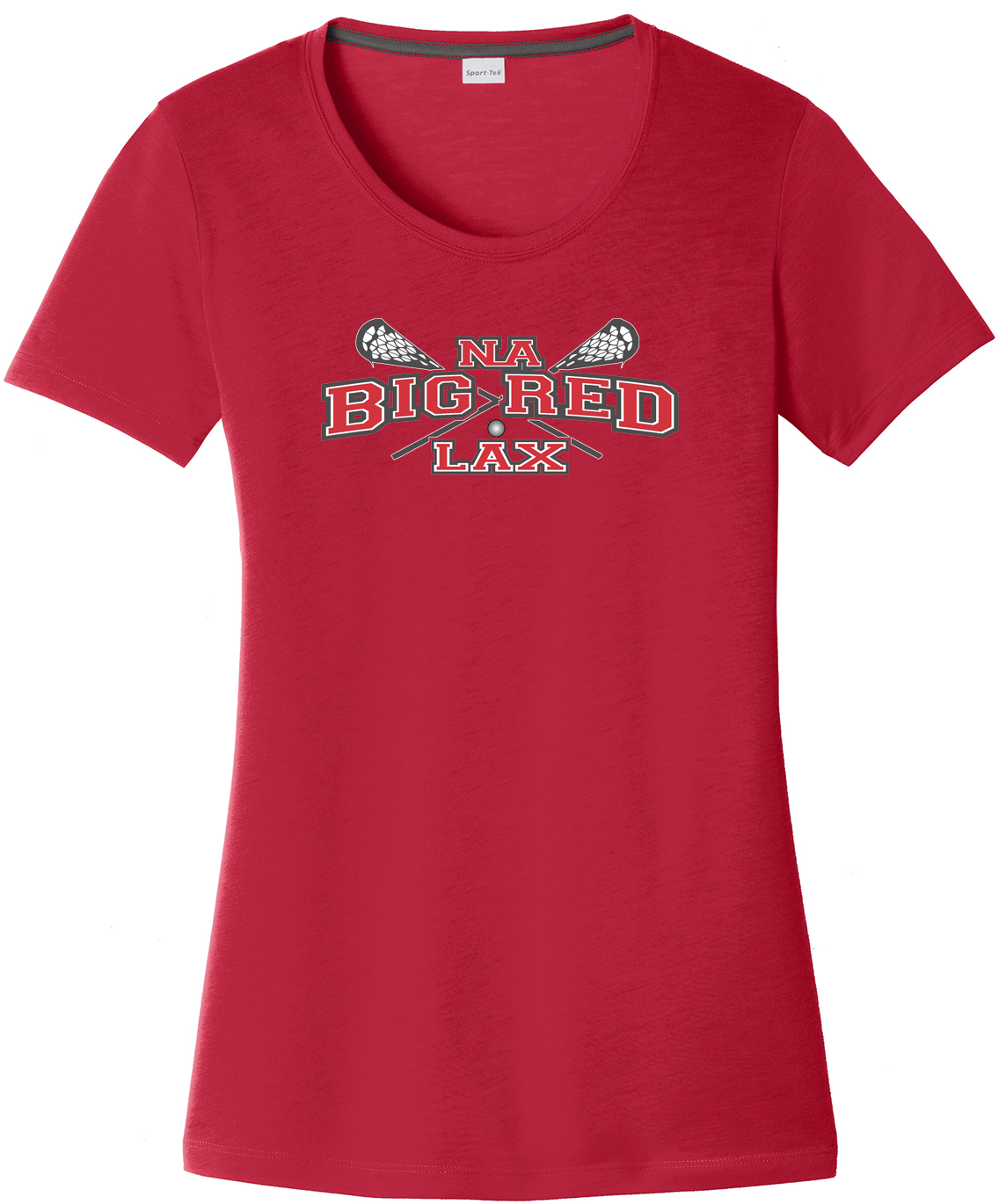 NA Big Red Lax Women's Red CottonTouch Performance T-Shirt