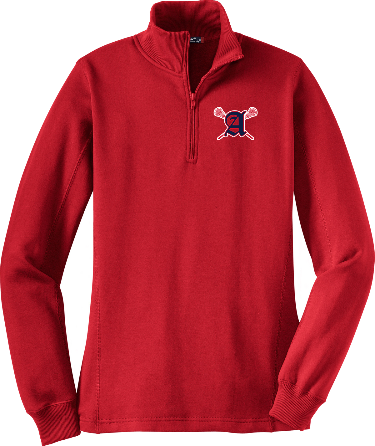 Augusta Patriots Women's Red 1/4 Zip Fleece
