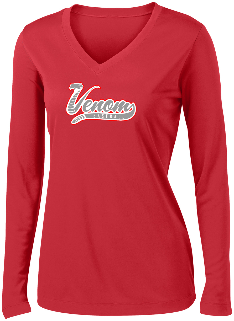 Valley Venom Baseball Women's Long Sleeve Performance Shirt
