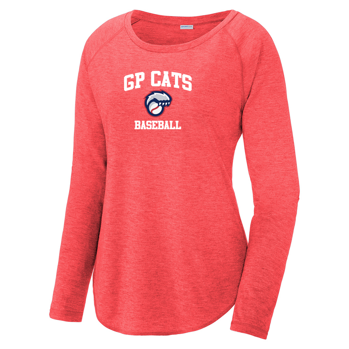 GP Cats Baseball Women's Raglan Long Sleeve CottonTouch