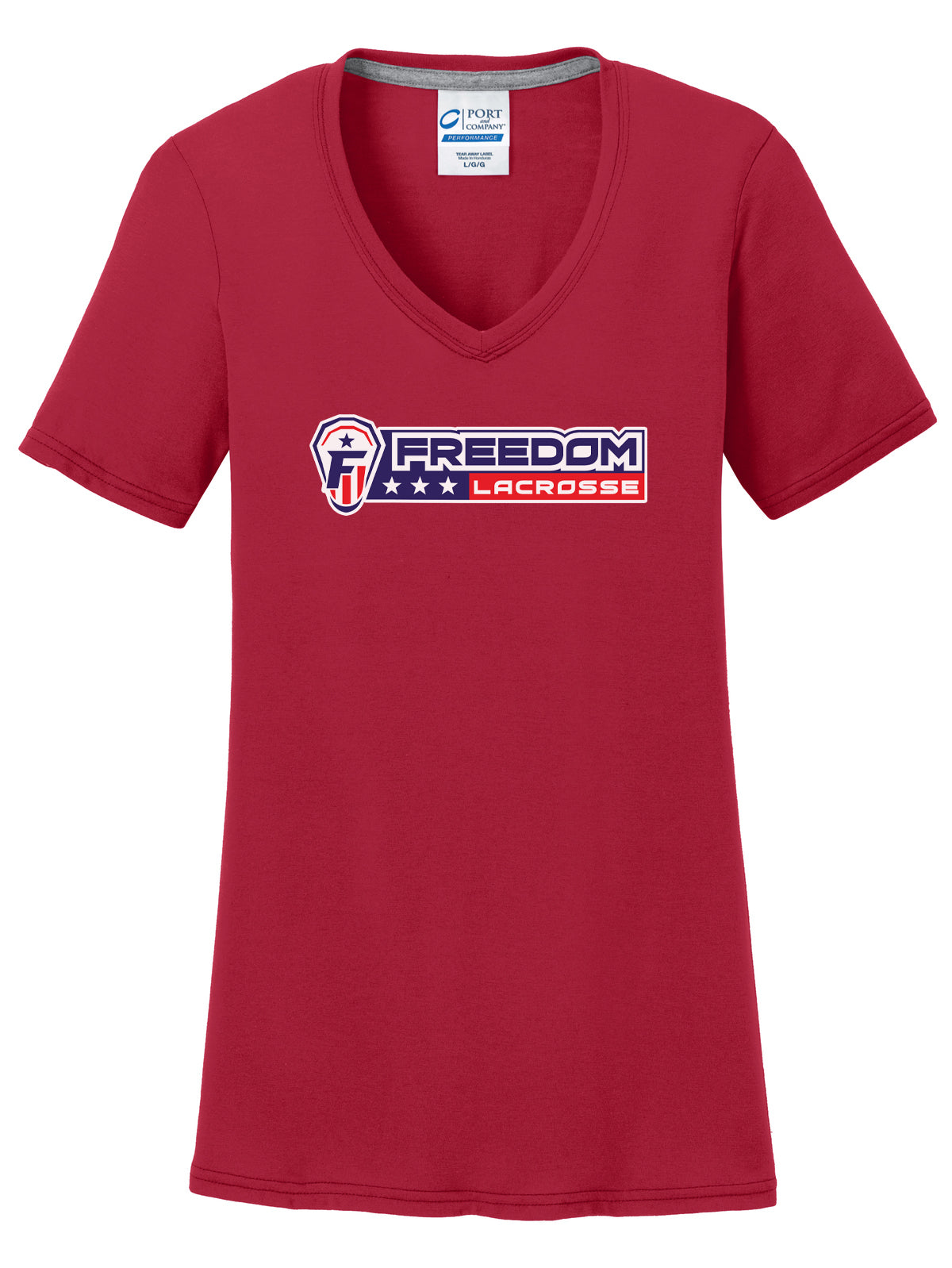 Freedom Lacrosse Women's Red T-Shirt