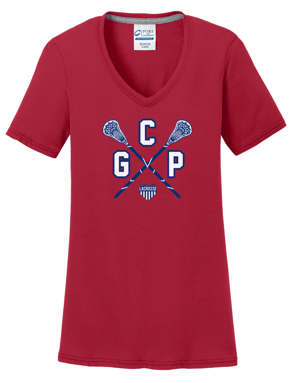GCP Lacrosse Women's Red T-Shirt