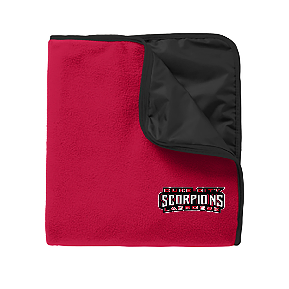 Duke City Scorpions HS Lacrosse Fleece & Poly Blanket