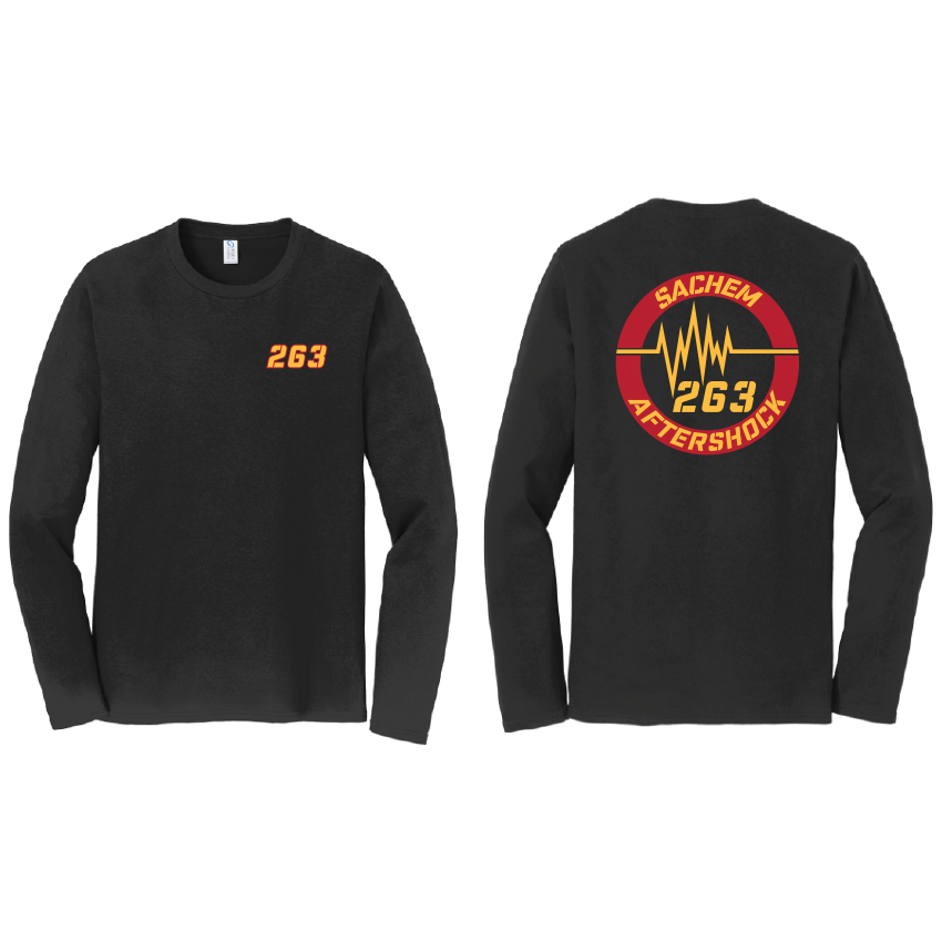 Robotics Team Port & Company® Long Sleeve Fan Favorite™ Tee (ADULT & YOUTH SIZES) BLACK OR GREY