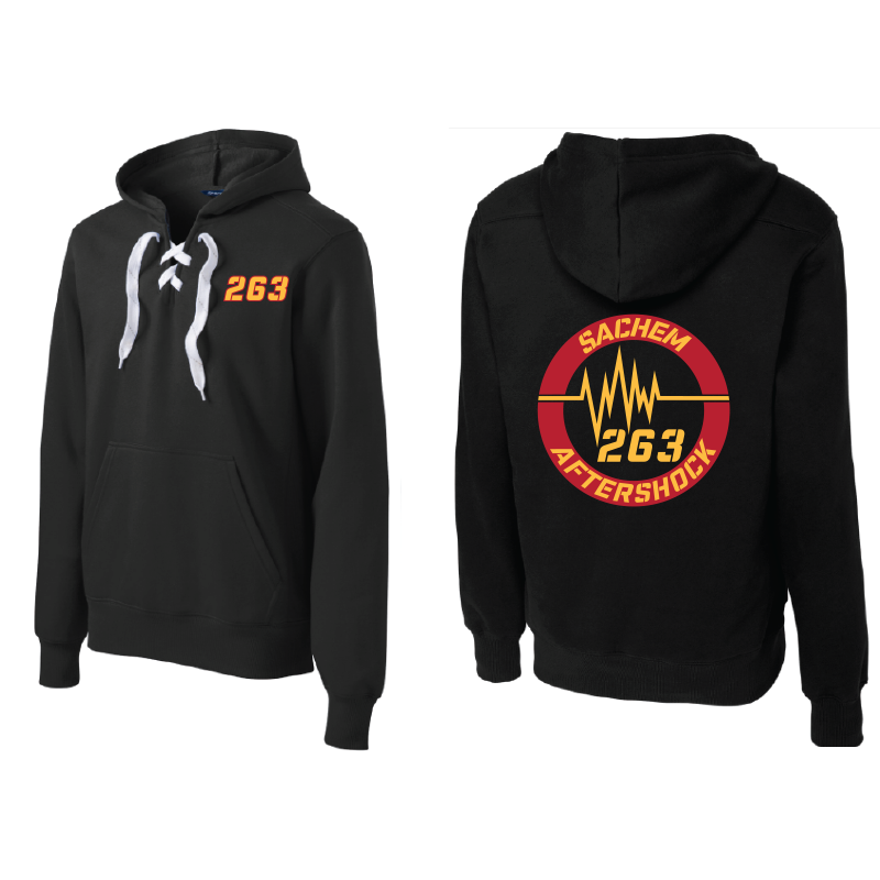 Robotics Team Lace Up Hoodie (ADULT only) BLACK OR GREY