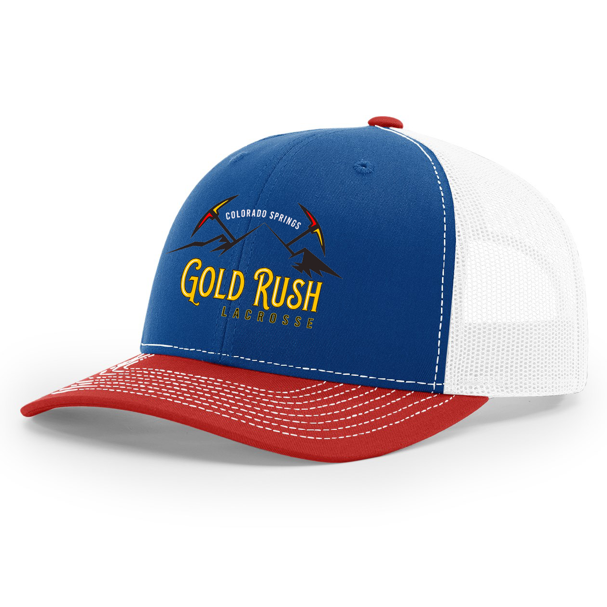 Gold Rush Lacrosse Snapback Trucker Cap