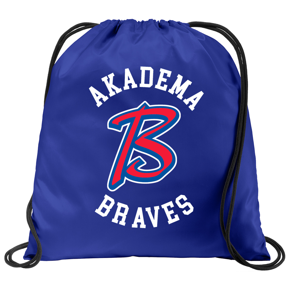 Akadema Braves Baseball Cinch Pack