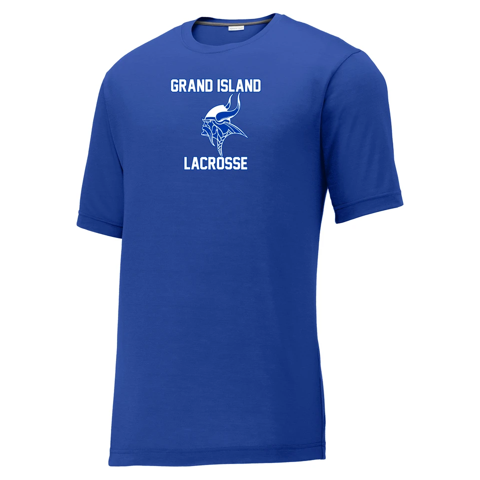 Grand Island Lacrosse CottonTouch Performance T-Shirt - Old Logo
