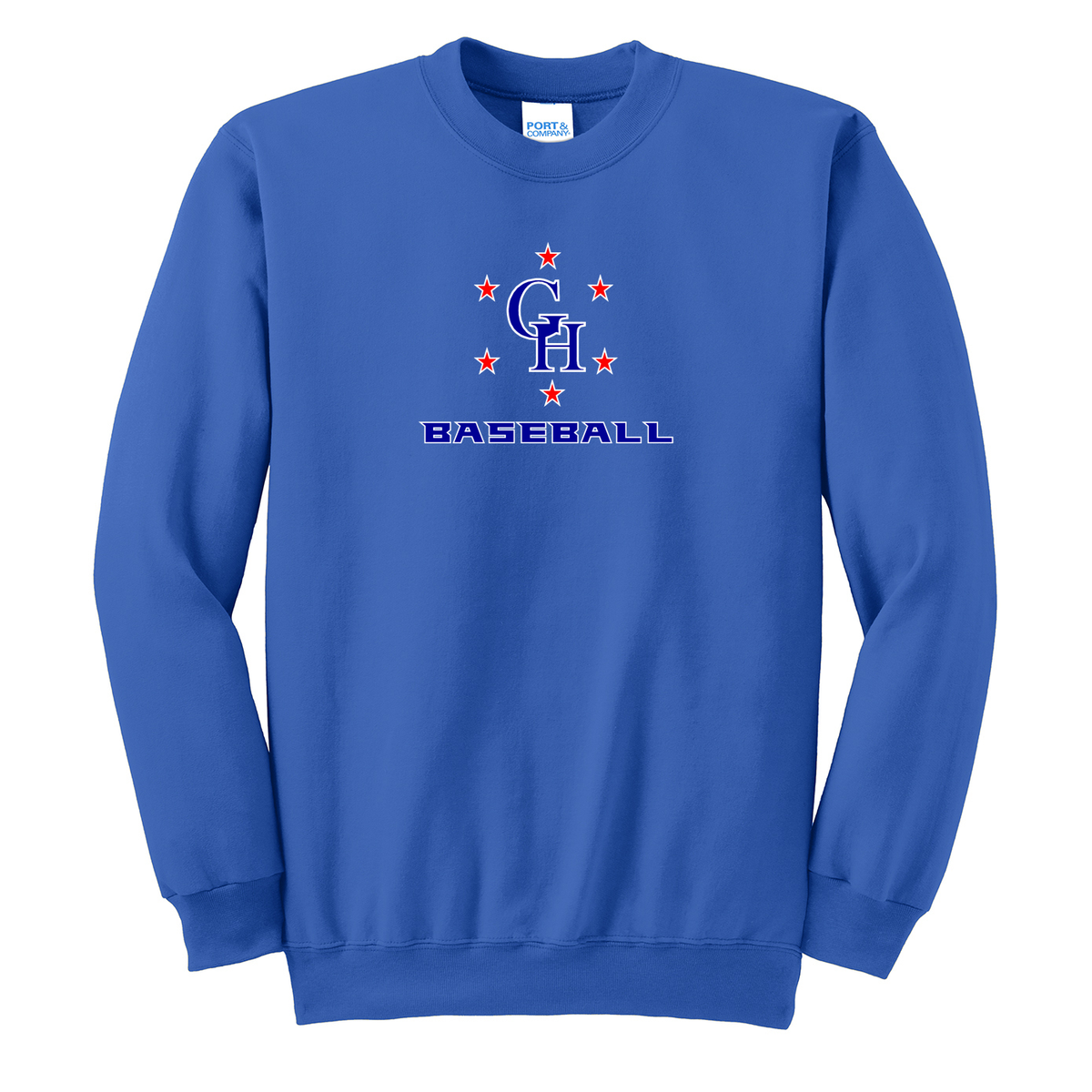 Great Hollow Baseball Crew Neck Sweater