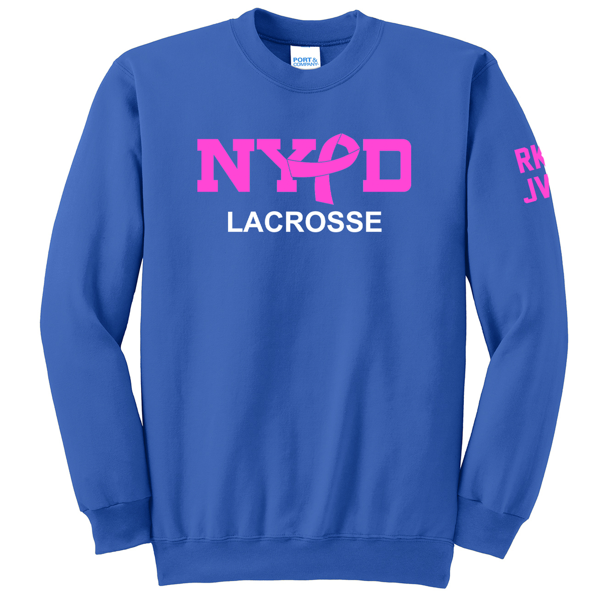 NYPD Lacrosse Crew Neck Sweater