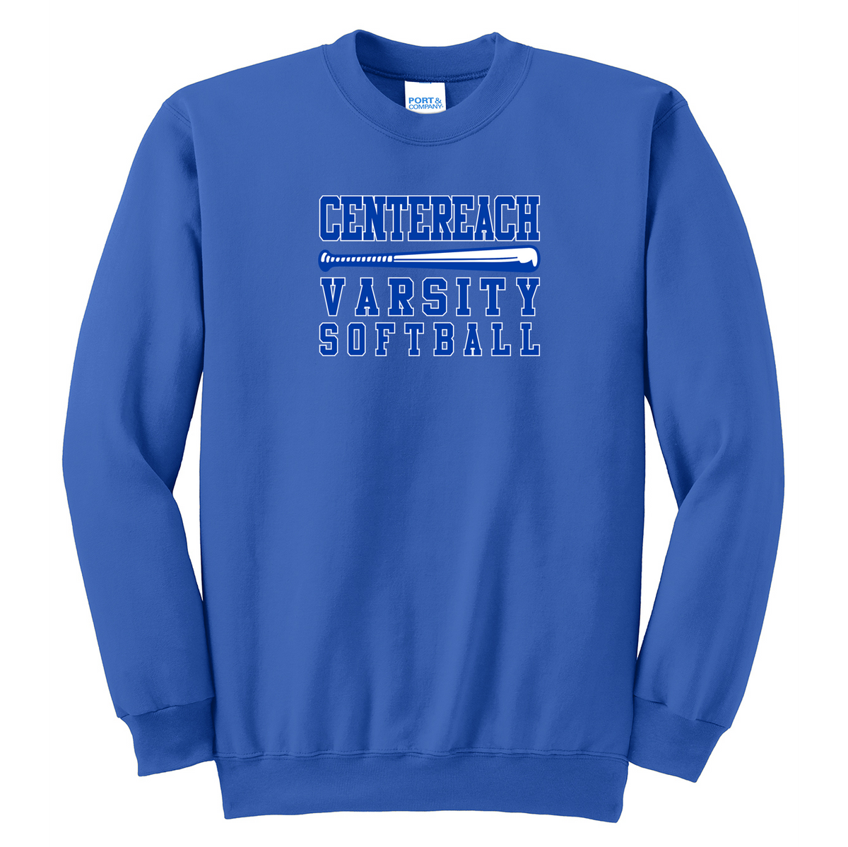 Centereach Varsity Softball Crew Neck Sweater