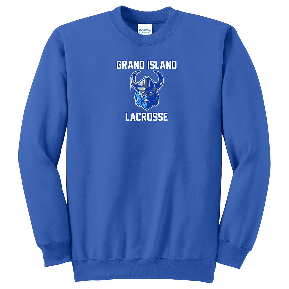 Grand Island Lacrosse Crew Neck Sweater