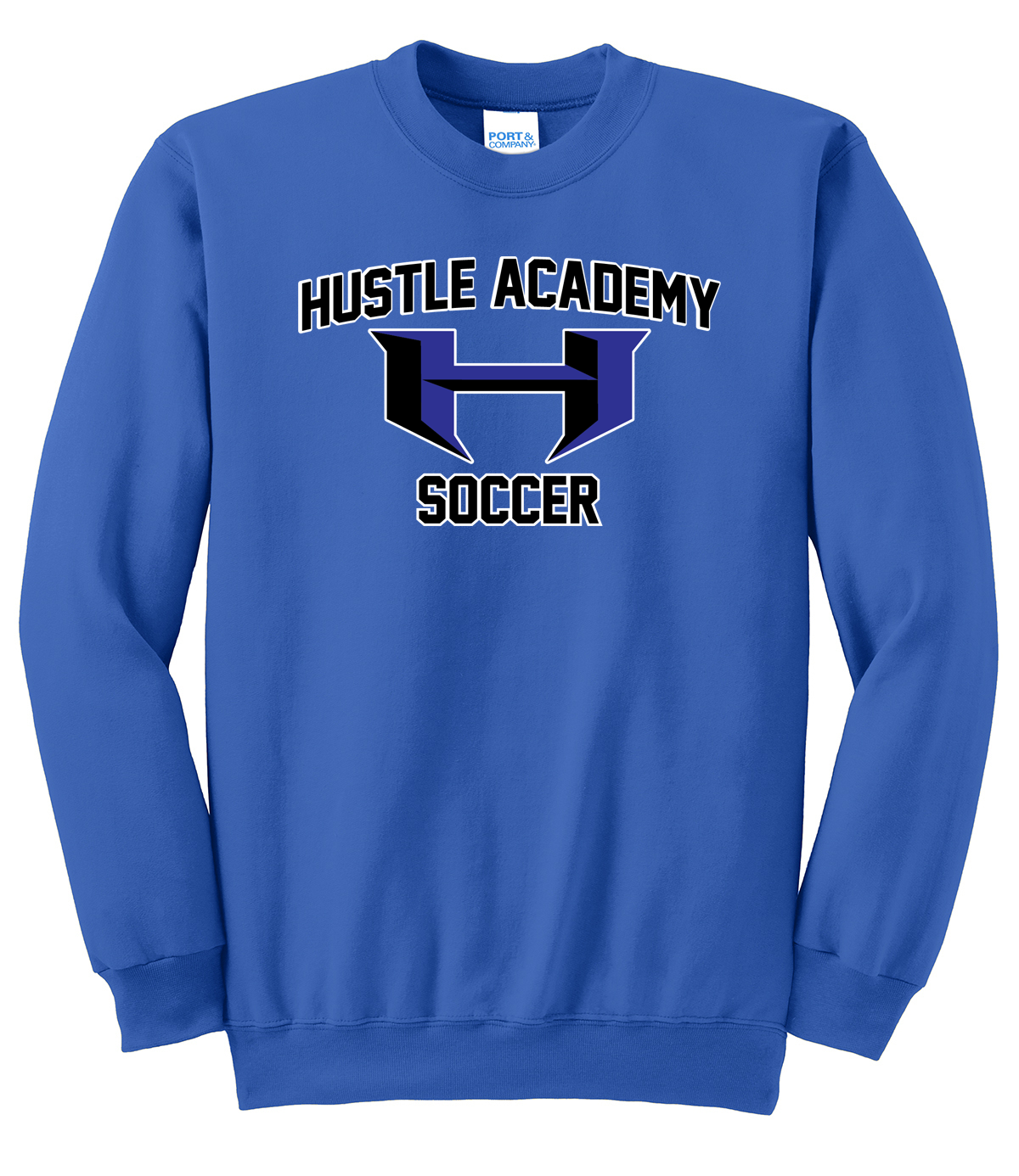 Hustle Academy Soccer Crew Neck Sweater