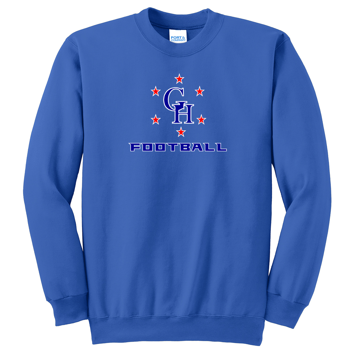 Great Hollow Football Crew Neck Sweater