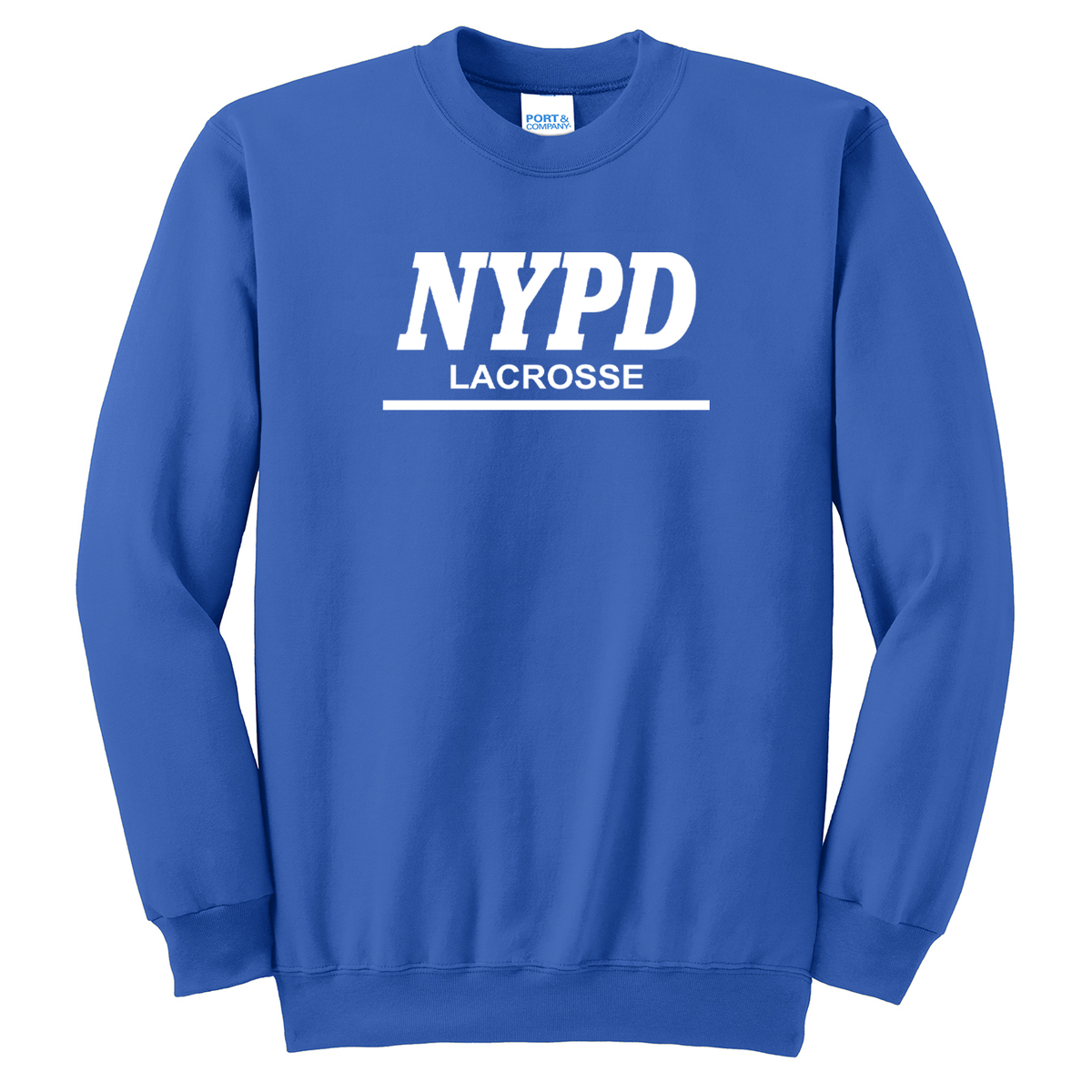 NYPD Lacrosse Crew Neck Sweater