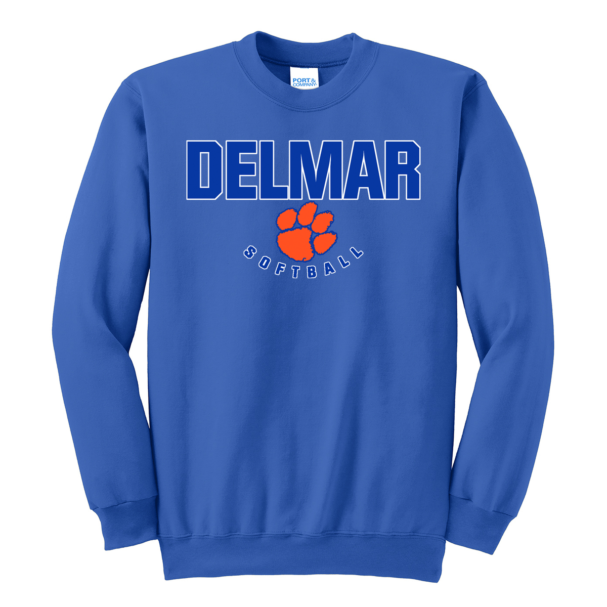 Delmar Softball  Crew Neck Sweater