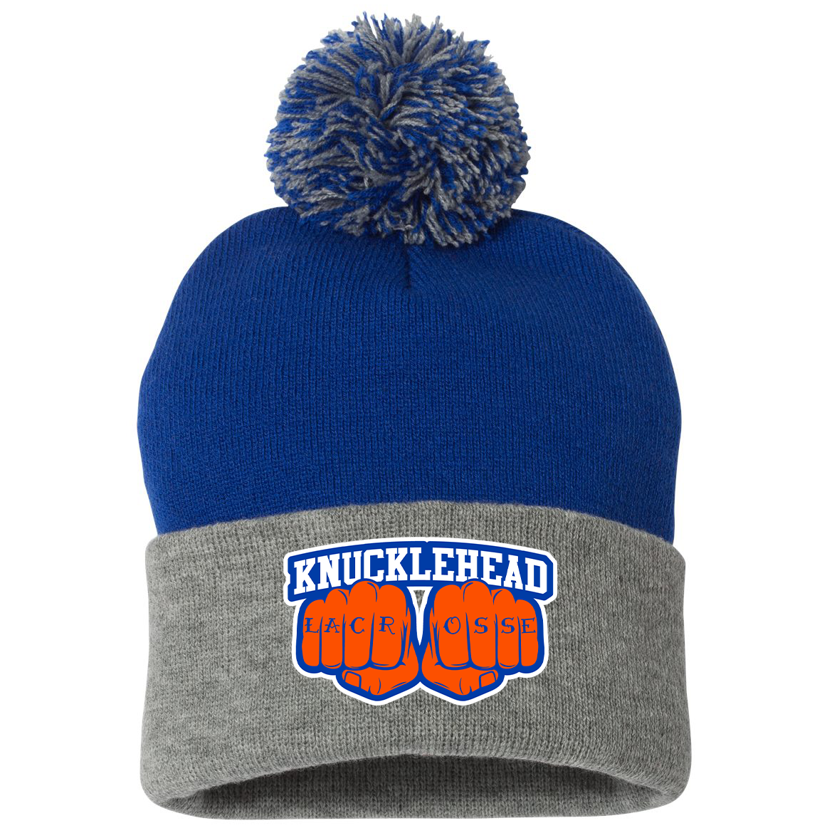 Knuckleheads Lacrosse Sportsman Pom-Pom Beanie