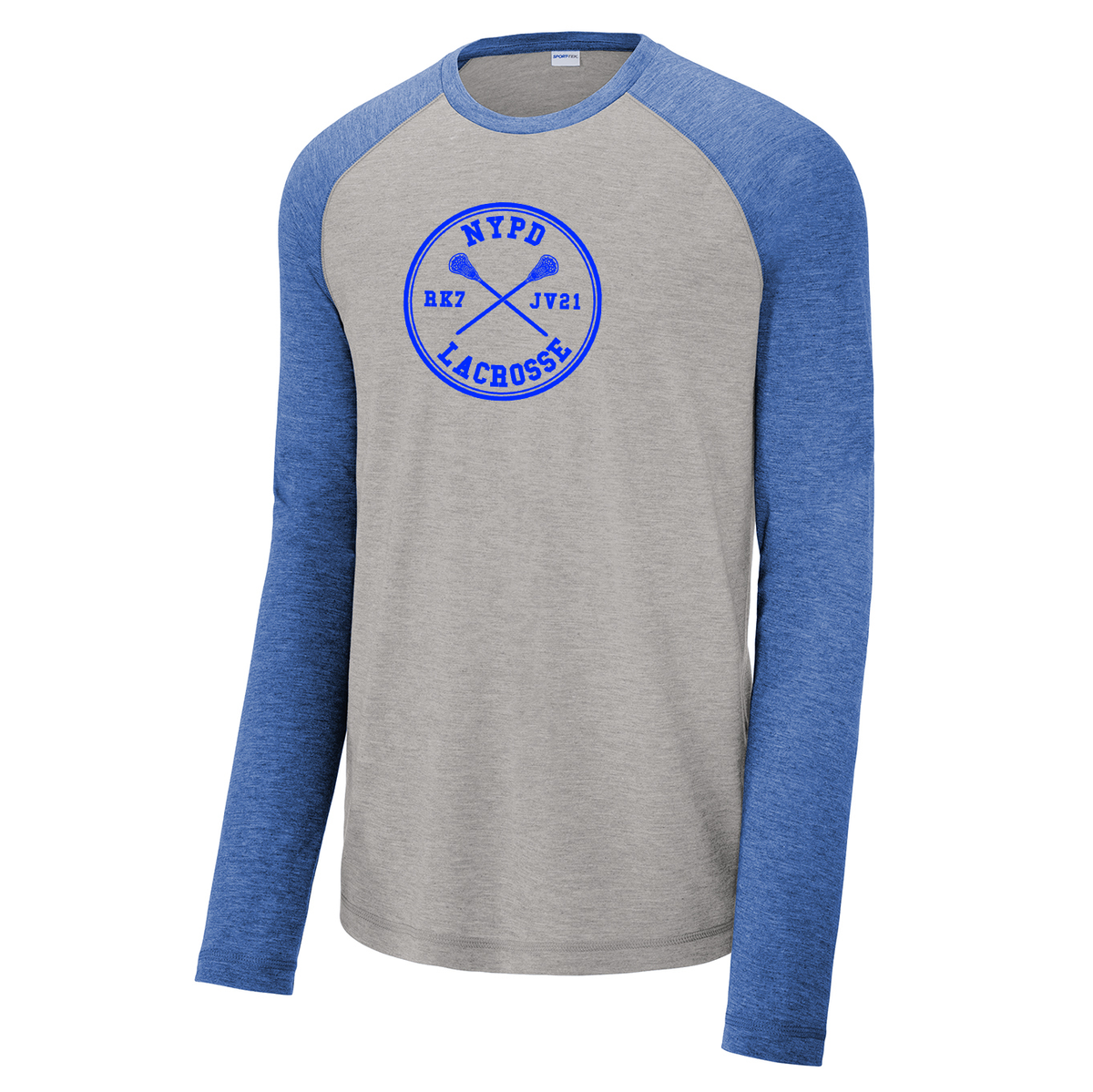 NYPD Lacrosse Long Sleeve Raglan CottonTouch