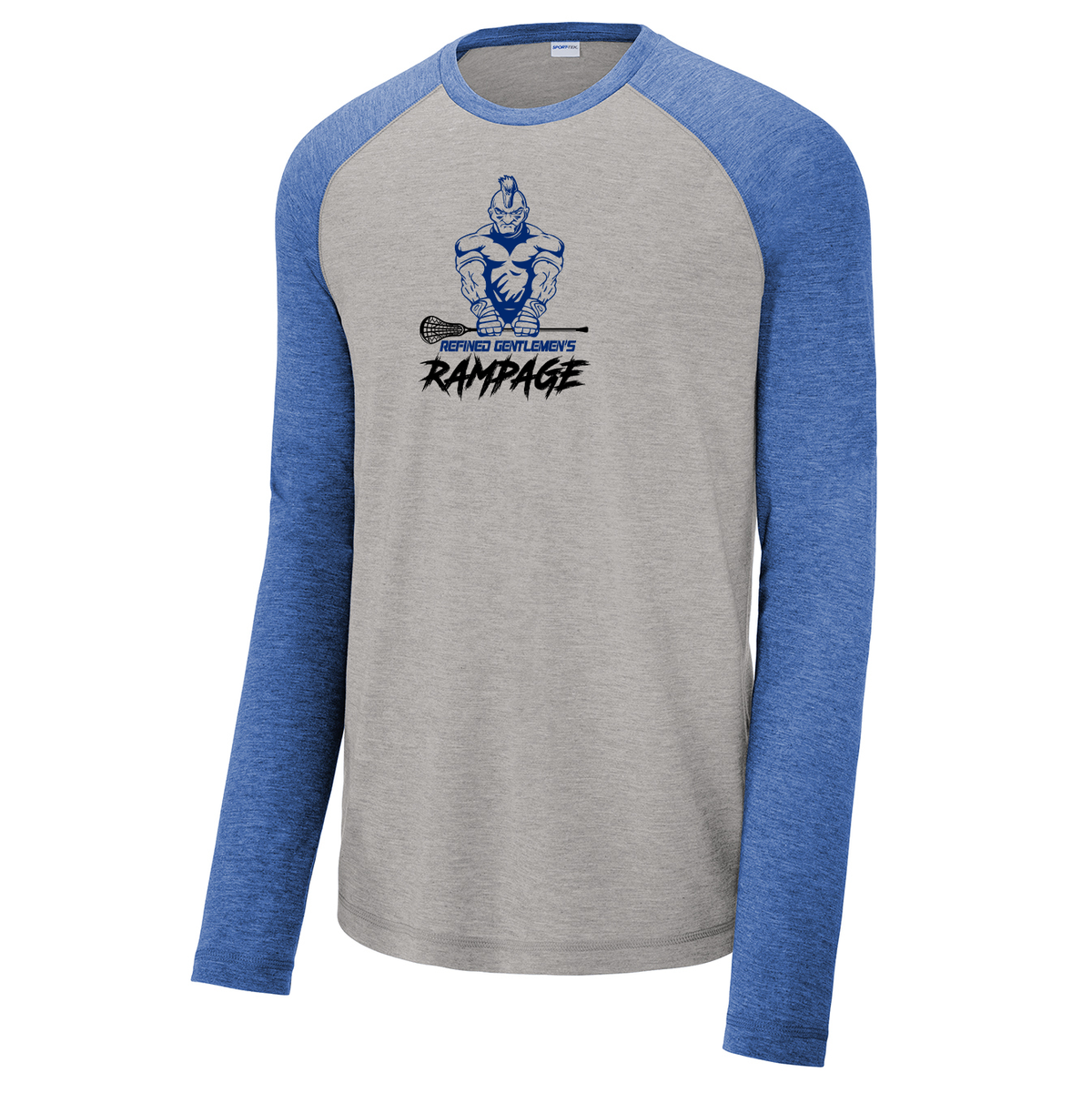 Rampage Box Lacrosse Long Sleeve Raglan CottonTouch