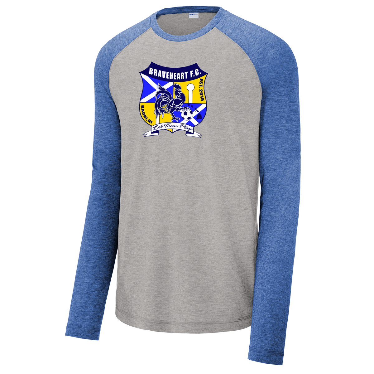 Kauai Braveheart FC Long Sleeve Raglan CottonTouch