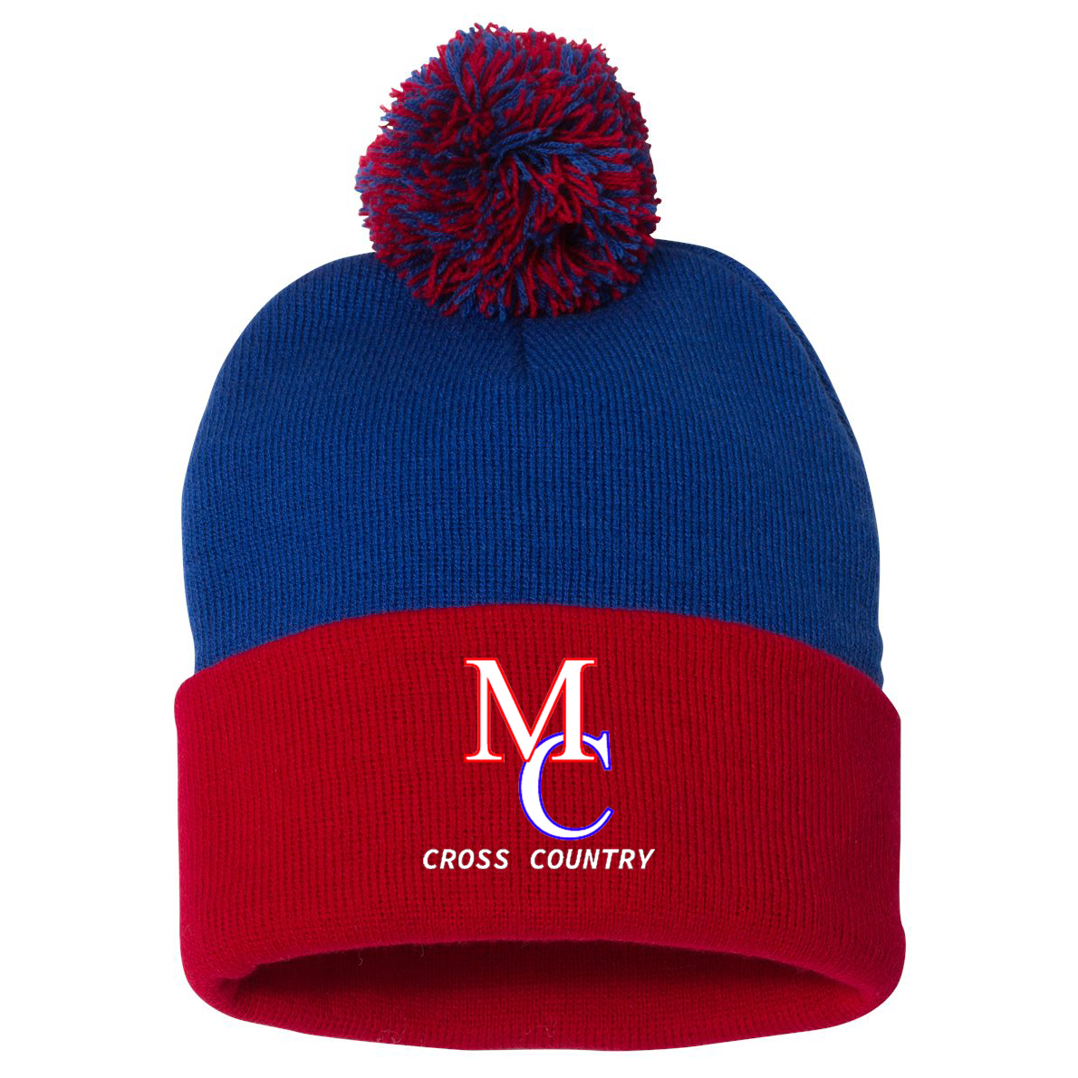 Middle Country Cross Country Sportsman Pom-Pom Beanie